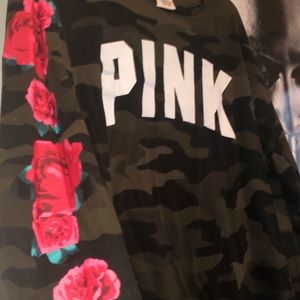 Camo PINK long sleeve shirt